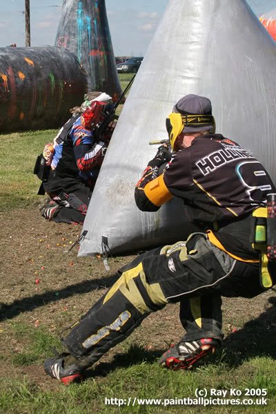 Ronnie Hollington paintballing in the NPPL